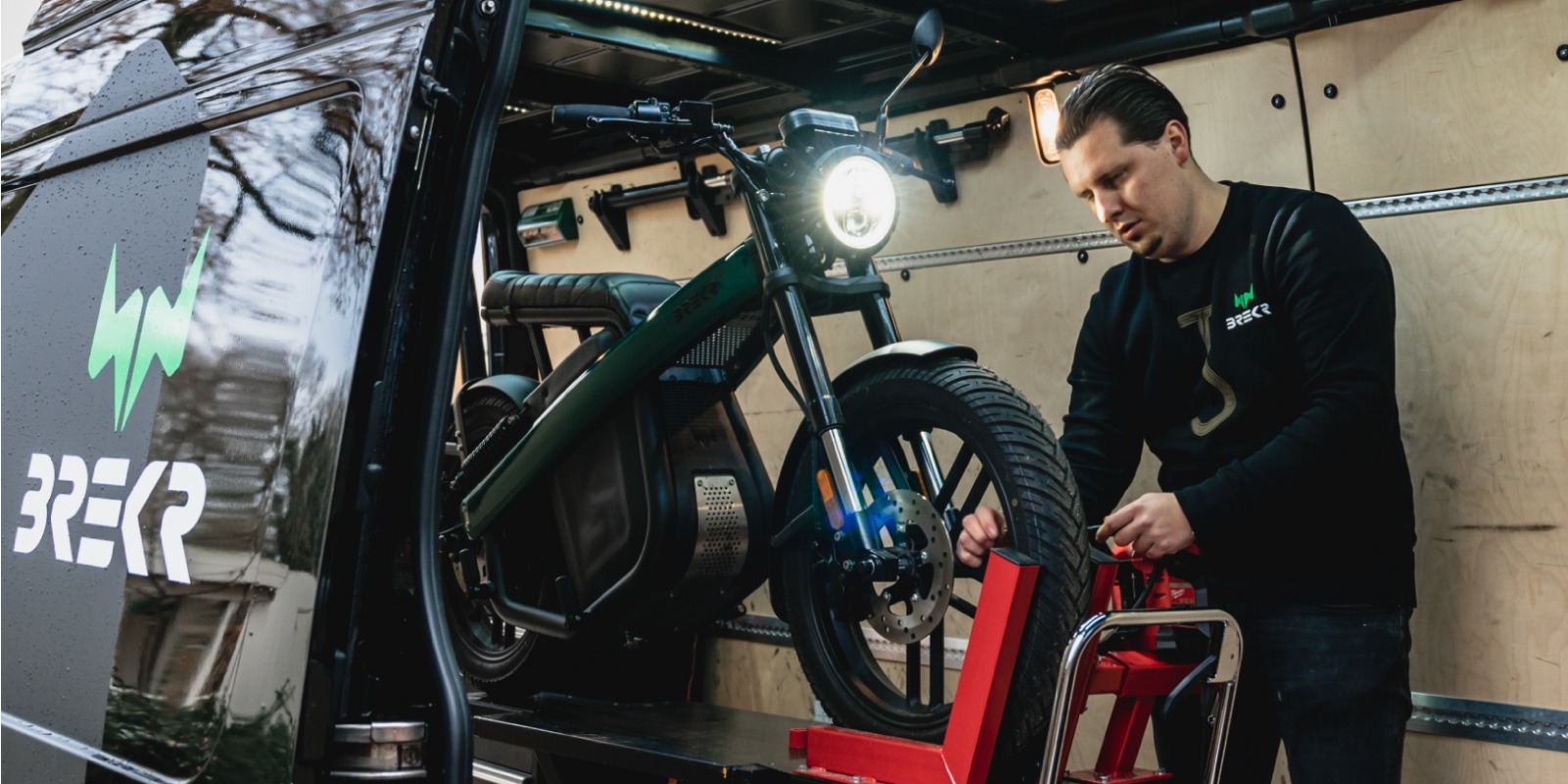 Brekr-B4000 elektrische brommer-emove-gent